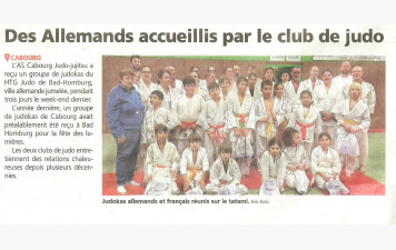 Visite des judokas de Bad Homburg